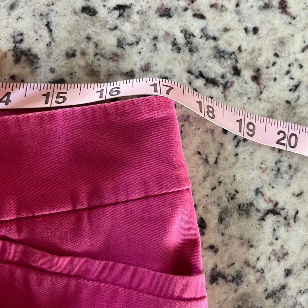 Talbots Chino Shorts Womens 12 Pink Barbiecore Preppy Bermuda Cotton Stretch 10